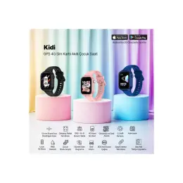 Ttec Kidi GPS 4G Sim Kartlı Akıllı Çocuk Saati Balerin Pembesi 2KSW02 3