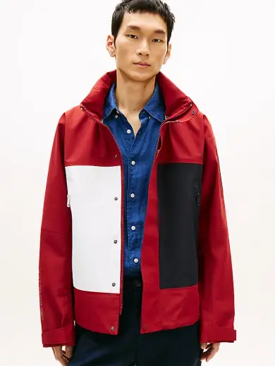 Erkek Gore-Tex Colorblock Rüzgarlık Ceket