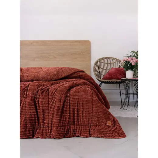 Cotton Box Wave Çift Kişilik Yorgan Tarçın 195x215 Cm