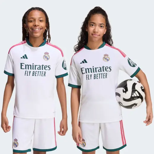 adidas Real Madrid 26/27 Çocuk Beyaz İç Saha Forması