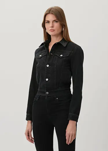 Siyah Denim Ceket