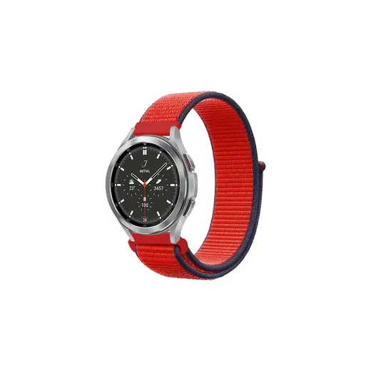 Newface Watch 22MM Hasırlı Cırtcırtlı Kordon - Kırmızı