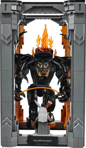 10367 LEGO® Icons Yüzüklerin Efendisi: Balrog™ Kitaplık Dekoru