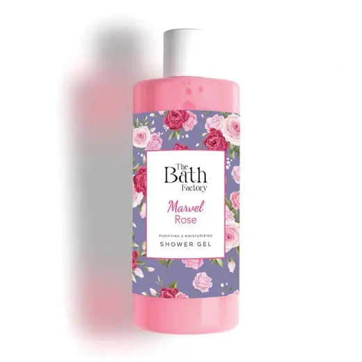 The Bath Factory Nemlendirici ve Besleyici Duş Jeli Marvel Rose 400 ml