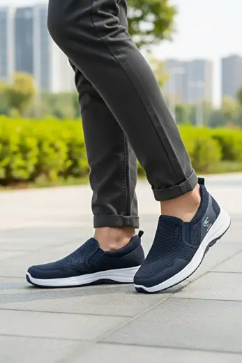 Elit ASALB0019 Erkek Klasik Sneaker Lacivert