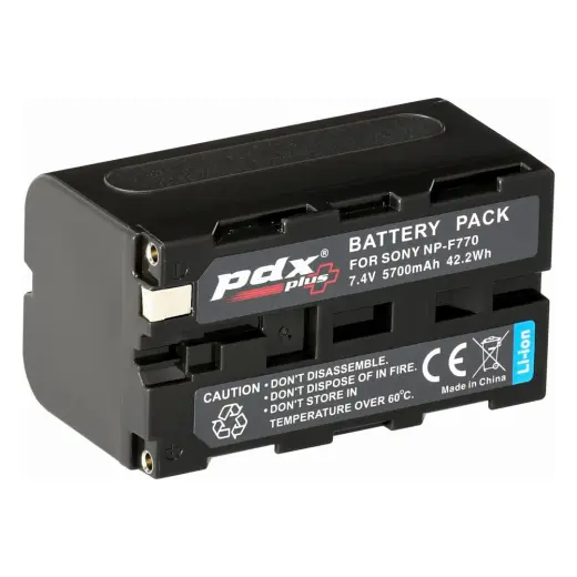 PDX Plus Np-F770 Bataryası.5700 mAh.