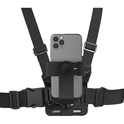 Microcase Aksiyon Kamera ve Telefon Uyumlu Göğüs Askısı - 120° Ayarlanabilir Vlog Çekim Göğüs APARATI-AL5811