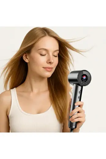 Gelişmiş Dijital İyonik Saç Kurutma Makinesi, 110.000 RPM, Isı Kontrolü