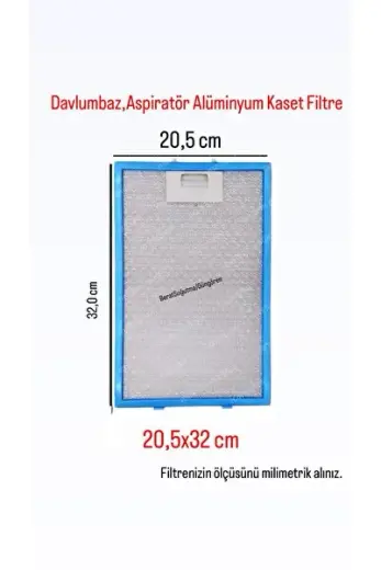 FANKEY Fdb-3110 model 20,5x32 cm Davlumbaz Yağ Filtresi