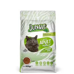 Jungle Tavuk ve Balıklı Yetişkin Kedi Maması 500gr 2