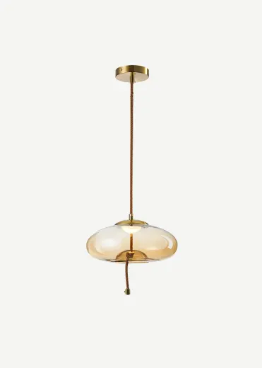 Kyla Tekli 5 Watt 3000K Eskitme Bal Camlı Led Sarkıt Avize (30x70 cm)