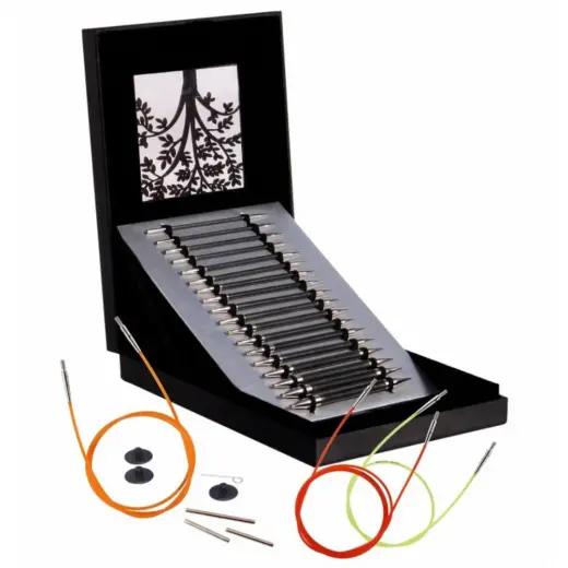 KnitPro Karbonz Gift Set Değiştirilebilir Misinalı Şiş Seti - 41620