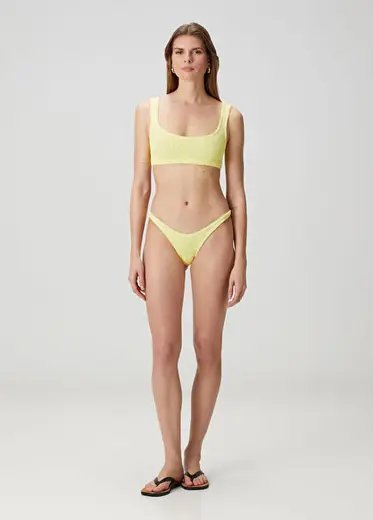 Ginny Sarı Bikini Altı