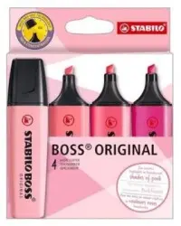 Stabilo Boss Original 4Lü Pembe Paket