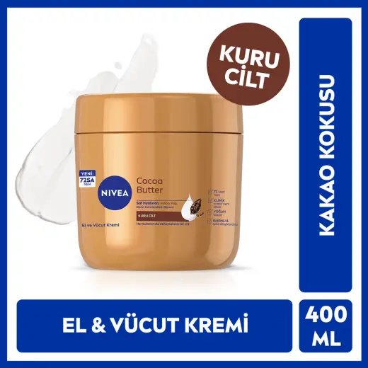 Nivea Cocoa Butter El Ve Vücut Bakım Kremi 400 ml