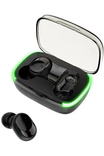 Y60 E-mipods Bluetooth Kulaklık Işıklı Çift Mikrofon Earbuds Basic Hd Ses Kablosuz V5.1 Yeni Nesil