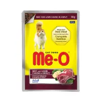 Me-O Dana Etli ve Kuzu Etli Yetişkin Kedi Konservesi 80gr SKT: 03/09/2026