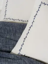 Embrova Şönil Çift Kişilik Yatak Örtüsü/Pike Takımı Loom Lacivert 4