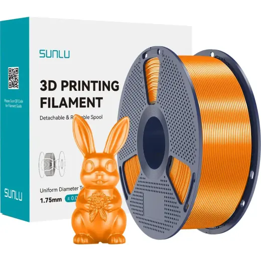 Sunlu Turuncu Silk Pla+ Filament - 1.75 MM - 1 kg
