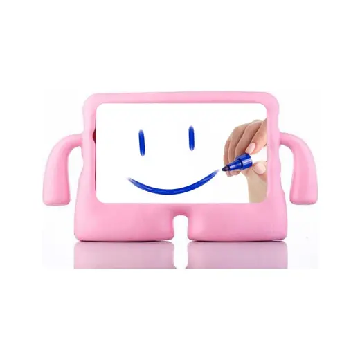 Fuchsia iPad 11. Nesil A16 2025 ile Uyumlu kOkO Eğlenceli Karakterli Standlı Çocuk Tablet Kılıfı