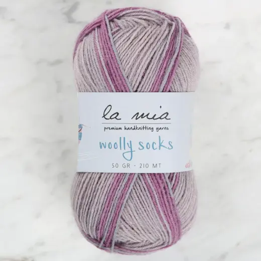La Mia Woolly Socks Ebruli Çorap İpi - L02