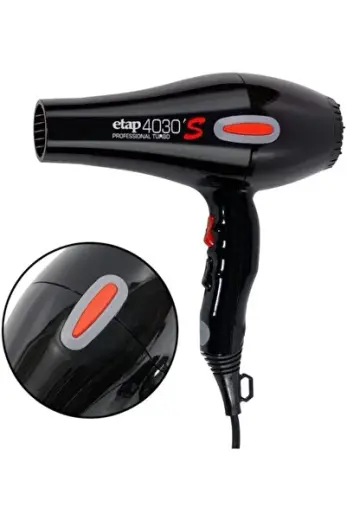 4030s Turbo Profesyonel 2500 W Saç Kurutma Makinesi, Siyah