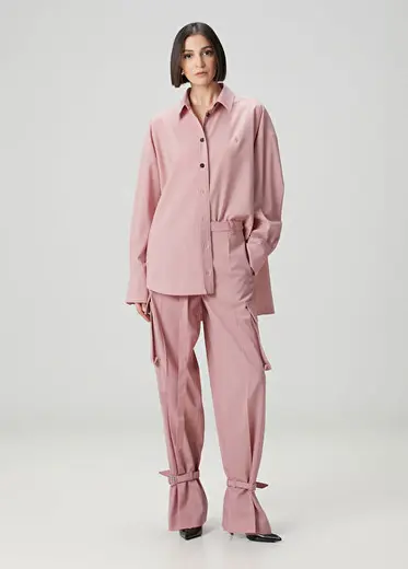 Pembe Kemerli Pantolon