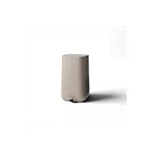 VİVAREL Vera Çelik Çöp Kovası - Taupe 30 L Taupe