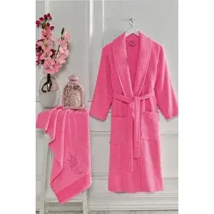 Formeya Havlulu Bornoz Seti 2 Parça (bornoz + Yüz Havlusu) L/XL