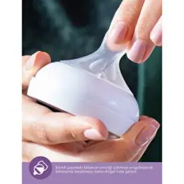Doğal Tepkili Biberon PP 260ml 3-6 Ay 6