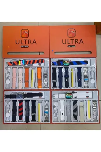 İthalatçı Garantili Watch 9 Ultra 7 Kordonlu Set 49mm 2.03 Inç Sesli Arama Bildirim Unisex
