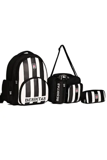 Beşiktaş 24352 Lisanslı Okul Sırt Çantası 4'Lü Set