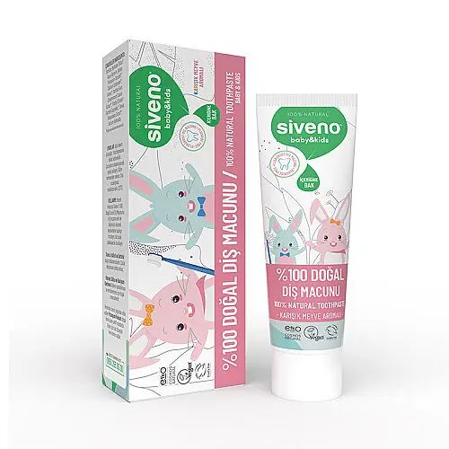 Siveno Bebek Ve Çocuklar İçin Doğal Diş Macunu 50 ml
