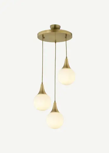 Ivory Sarkıt Avize Gold (70x35 cm)