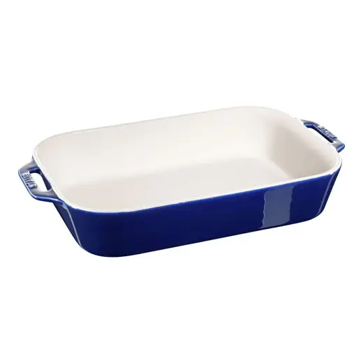Staub Seramik Fırın Kabı 34 X 24 Cm Lacivert