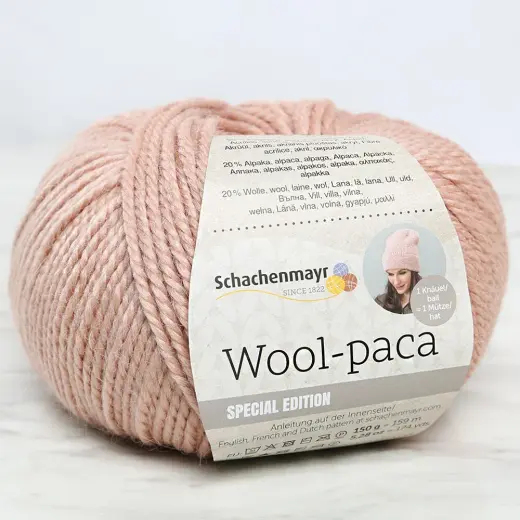 Schachenmayr Wool­-paca Pudra 150 gr El Örgü İpi - 00025