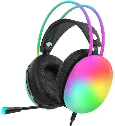 INCA IGK-X8S RGB-Serisi 7.1 oyuncu kulaklığı, güçlü 50mm sürücüleri, RGB aydınlatması ve sanal surround ses teknolojisiyle oyunlarda yüksek performans ve konfor sunar. USB bağlantılı, 2.2m kablolu