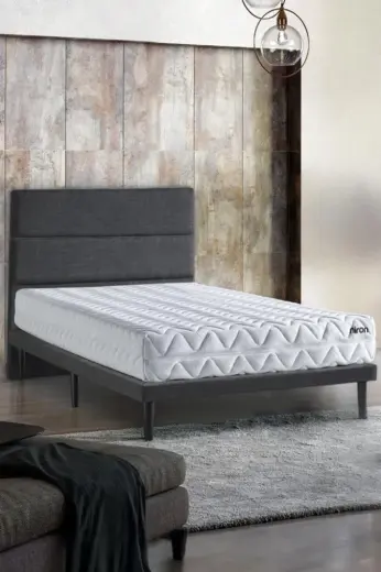 Niron Yatak Slim Pocket Tek Kişilik Yatak Seti 90X190 Cm Antrasit