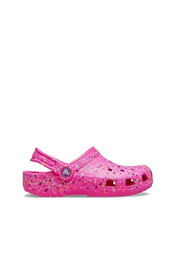Classic Paint Splatter Clog Kız Çocuk Pembe Terlik