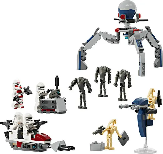 75372 LEGO® Star Wars™ Klon Trooper ve Savaş Droidi Savaş Paketi