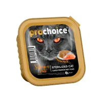ProChoice Somonlu Tahılsız Ezme Kısırlaştırılmış Kedi Konservesi 100gr