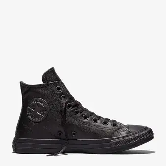 Converse Chuck Taylor All Star Tonal Unisex Siyah Deri Sneaker