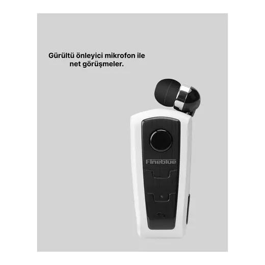 Zenvia Znv Gürültü Önleyici Fineblue F910 Bluetooth Kulaklık Klipsli Model ZNV2029