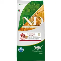 N&D Ancestral Grain Tavuklu ve Narlı Ata Tahıllı Yetişkin Kedi Maması 10kg 2