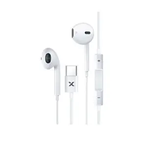 Syrox K20 Earbuds 1.2 M Type-C Kablolu Mikrofonlu Kulak İçi Kulaklık Beyaz