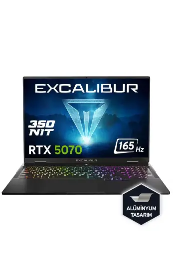 Casper Excalibur G915 i7-13620H 32 GB 1 TB 8 GB RTX5070 165HZ 16" W11H Gaming Laptop G915.1362-DF70A-C