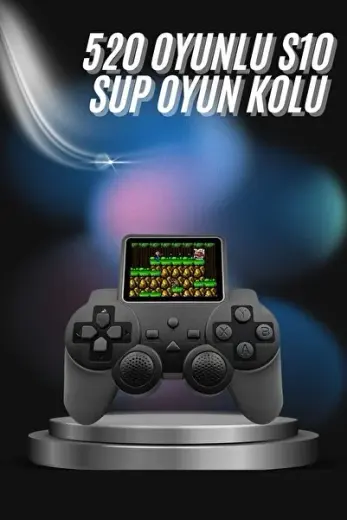 S10 Gamepad 520 Oyunlu Klasik Taşınabilir Retro Oyunlar Oyun Konsolu El Atarisi -