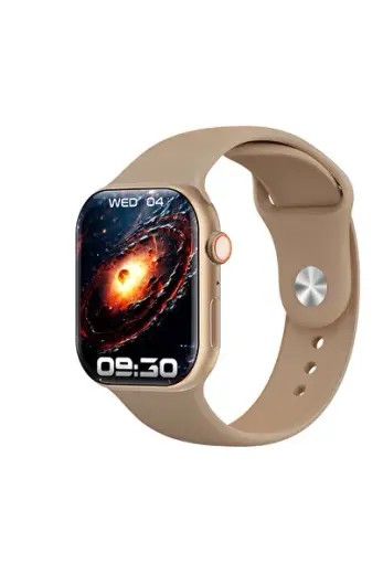 LW-01 iOS ve Android Destekli Akıllı Saat IPX7 Sertifikalı Gold