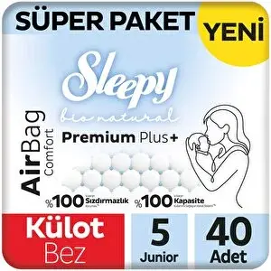 Bio Natural Külot Bez,5 Beden 40 Adet