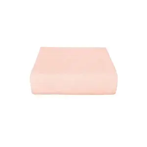 Mira Home Çift Kişilik Düz Penye %100 Pamuklu Lastikli Çarşaf 180x200 Somon